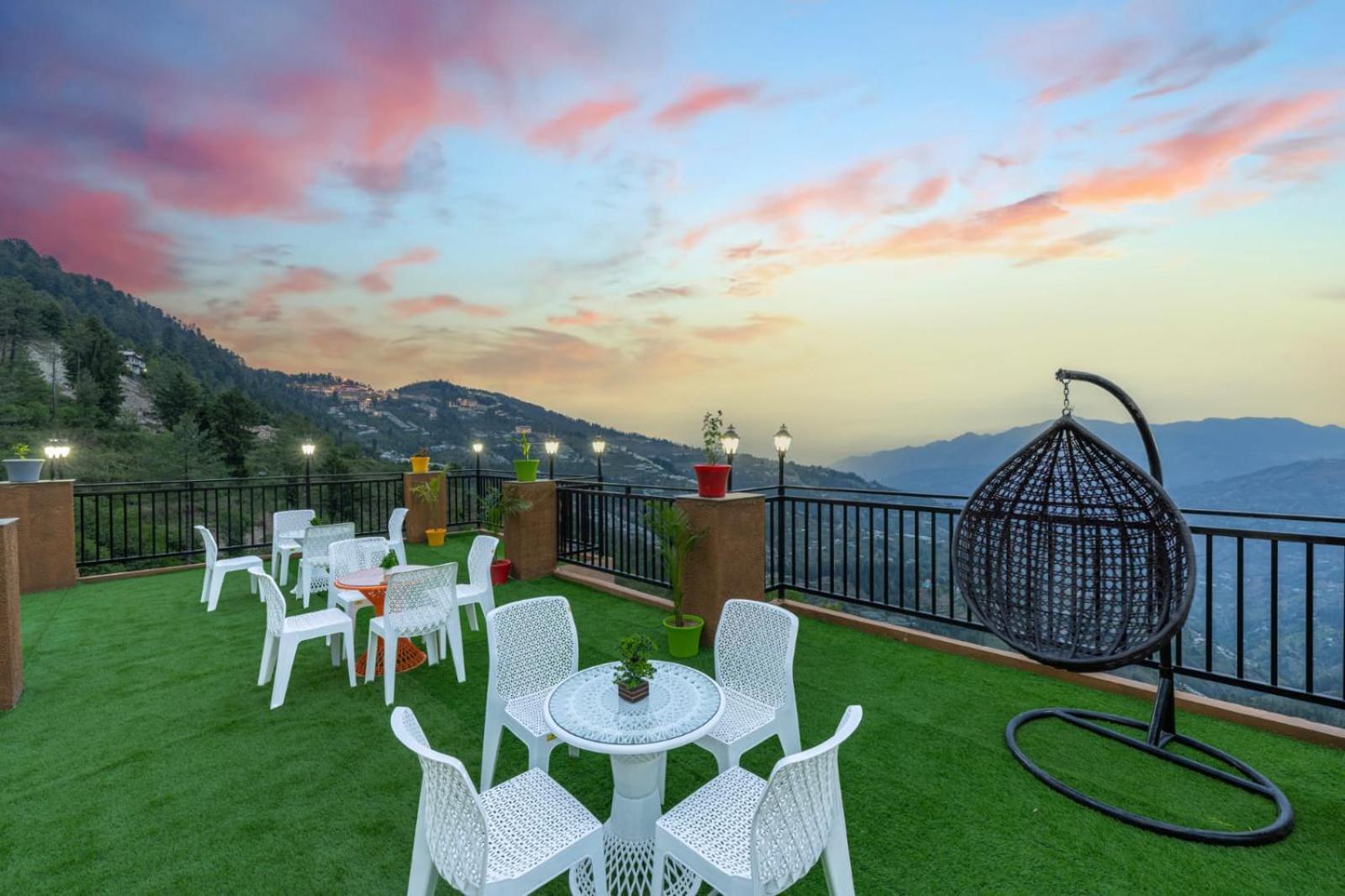 The Countryside Retreat I Vacations I Conference I Mice I Family Events I Open Air Terrace I Sky Bonfire I Kufri By Exotic Stays Simlá Kültér fotó