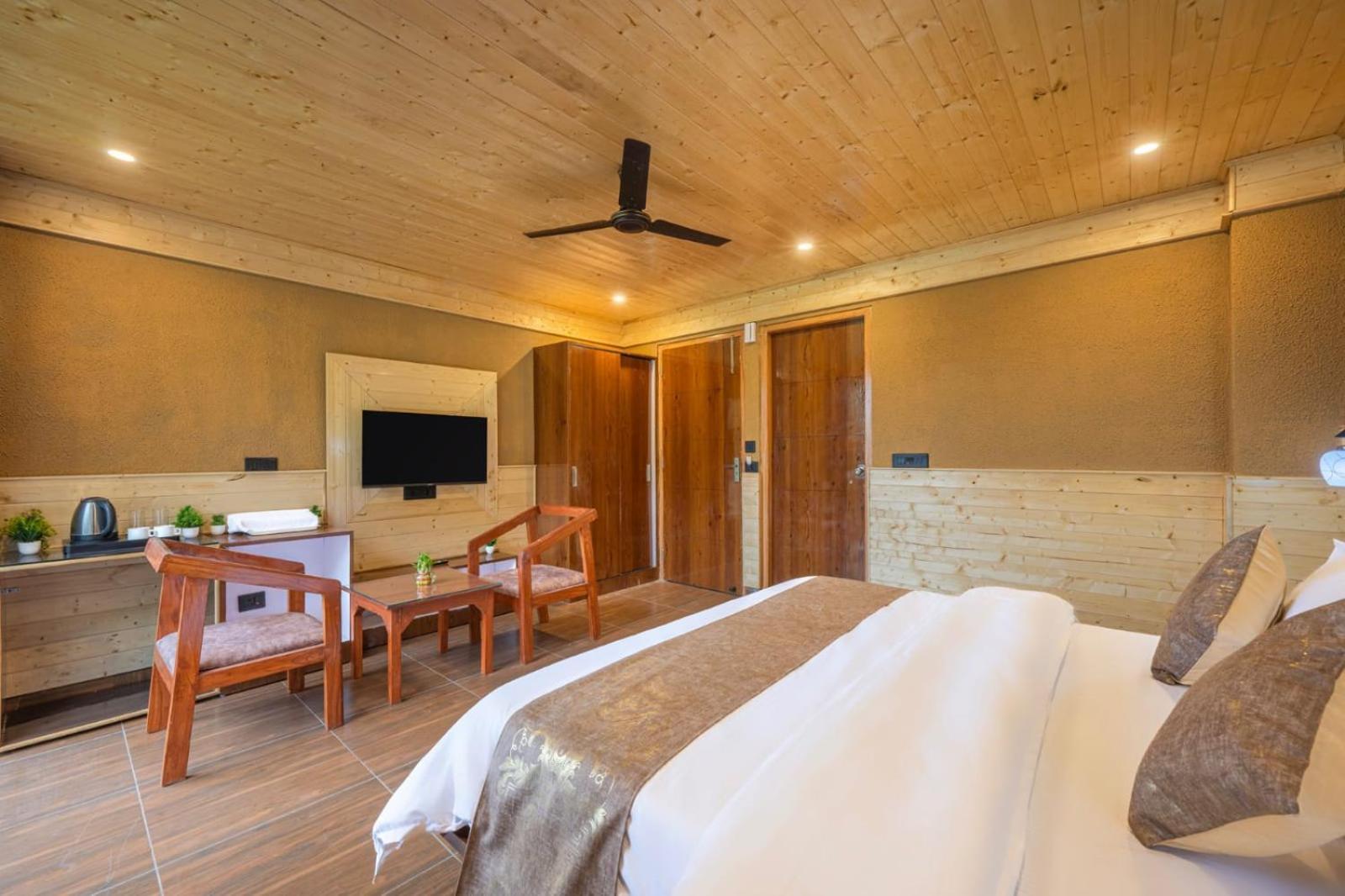 The Countryside Retreat I Vacations I Conference I Mice I Family Events I Open Air Terrace I Sky Bonfire I Kufri By Exotic Stays Simlá Kültér fotó